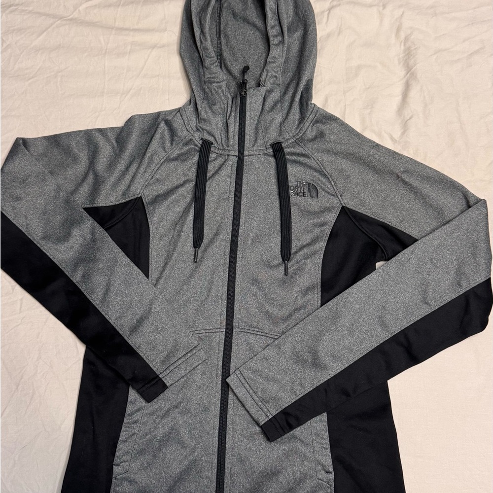 The North Face Gray and Black Hoodie